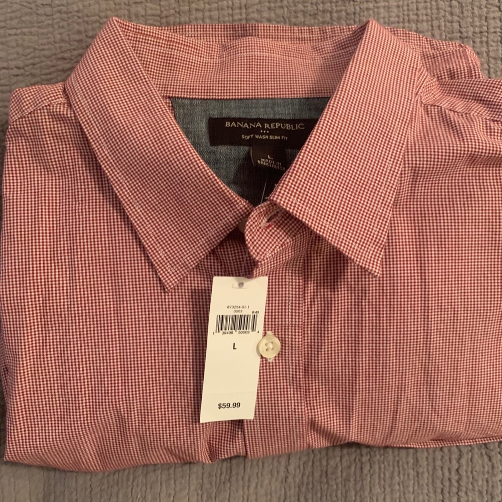NWT - Banana Republic Slim fit button up
